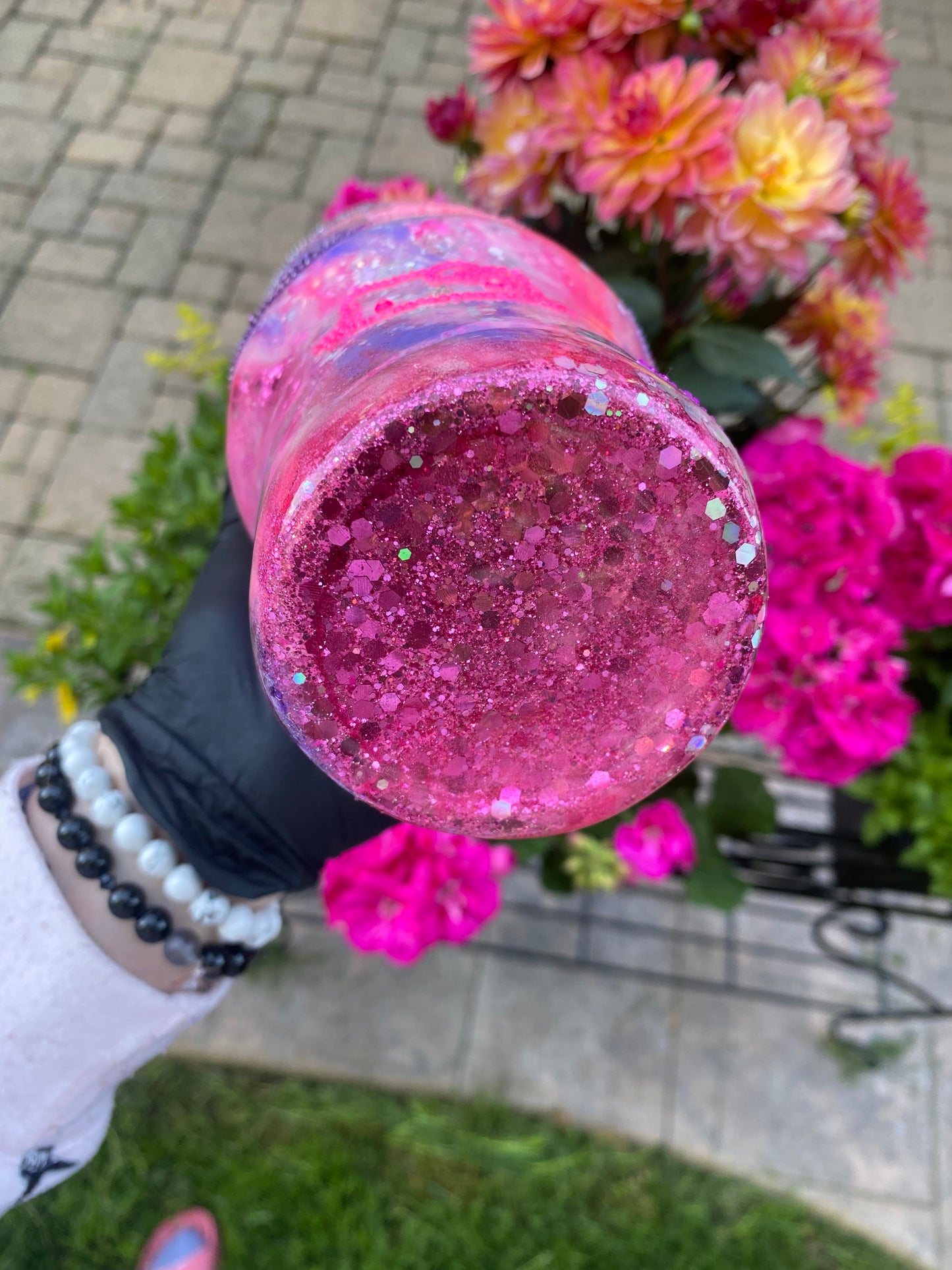 Pink & Purple Explosion | Hello Kitty Leopard Glitter Stanley Tumbler 40 fl. OZ