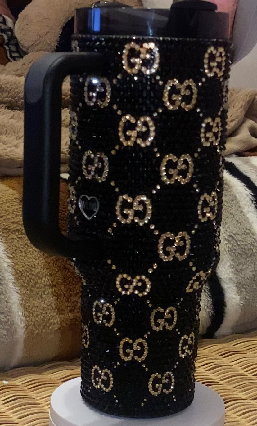 RTS Gucci Inspired 40 fl. OZ Stanley Tumbler Rhinestoned