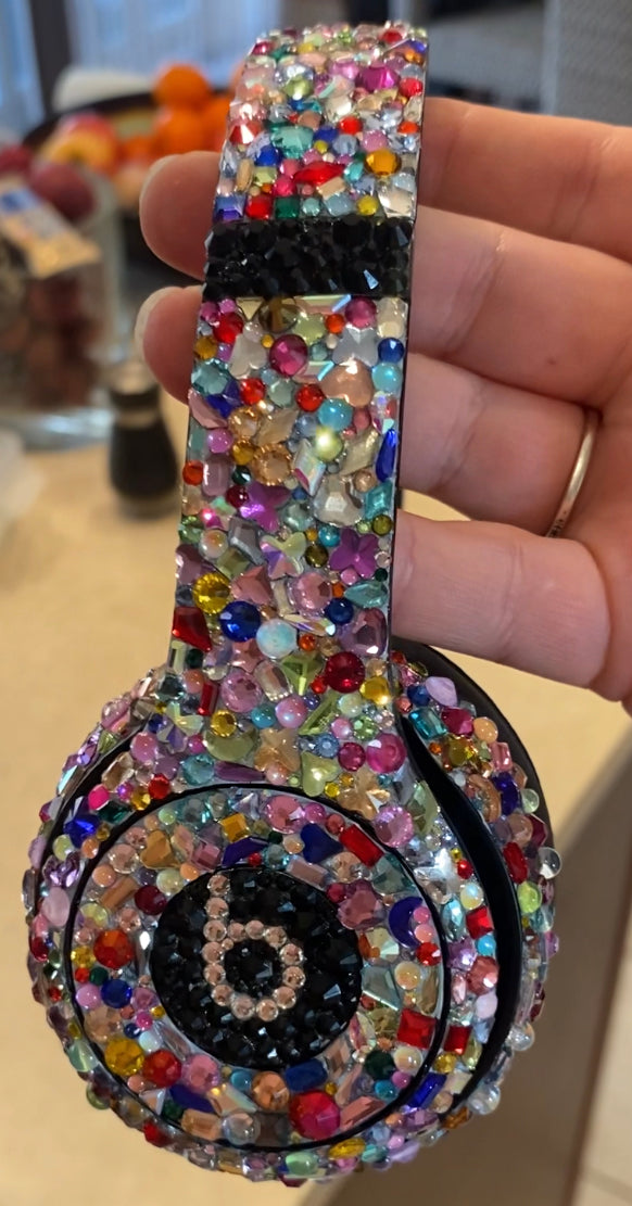 RTS Assorted Shapes Beats Solo Rhinestone Headphones