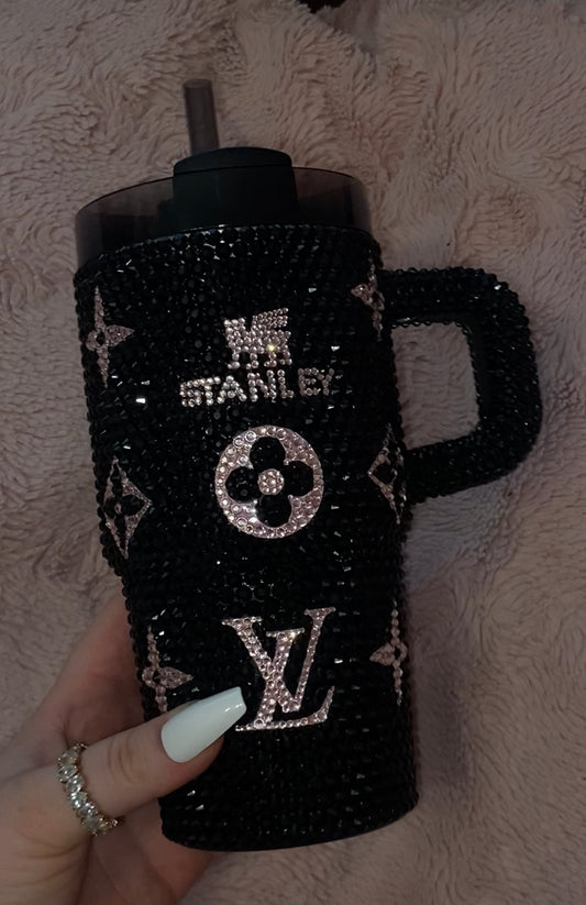 RTS Black & Pink LV Stanley 20 fl. Oz