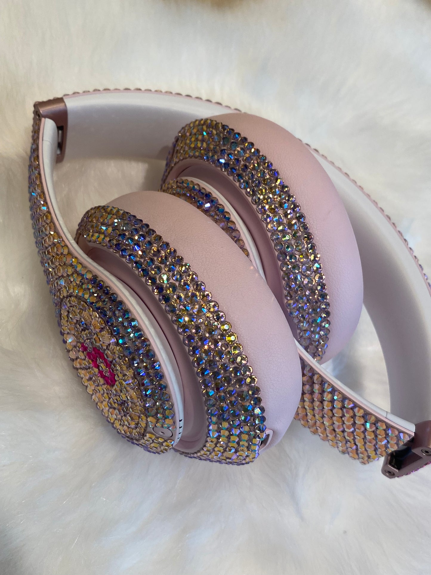 Princess Glass Slipper Rhinestone Beats Headphones