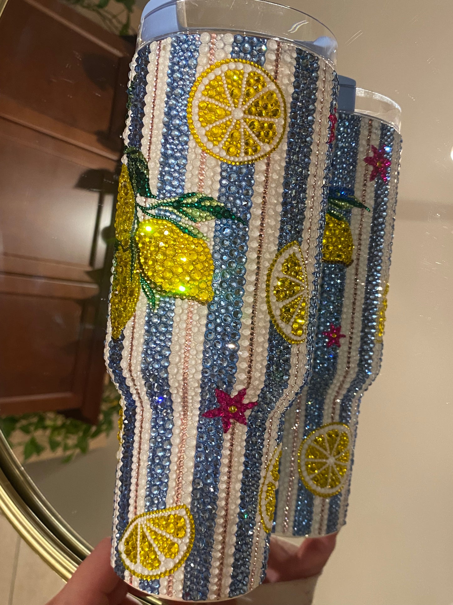 Amalfi Coast Stanley Rhinestone Tumbler