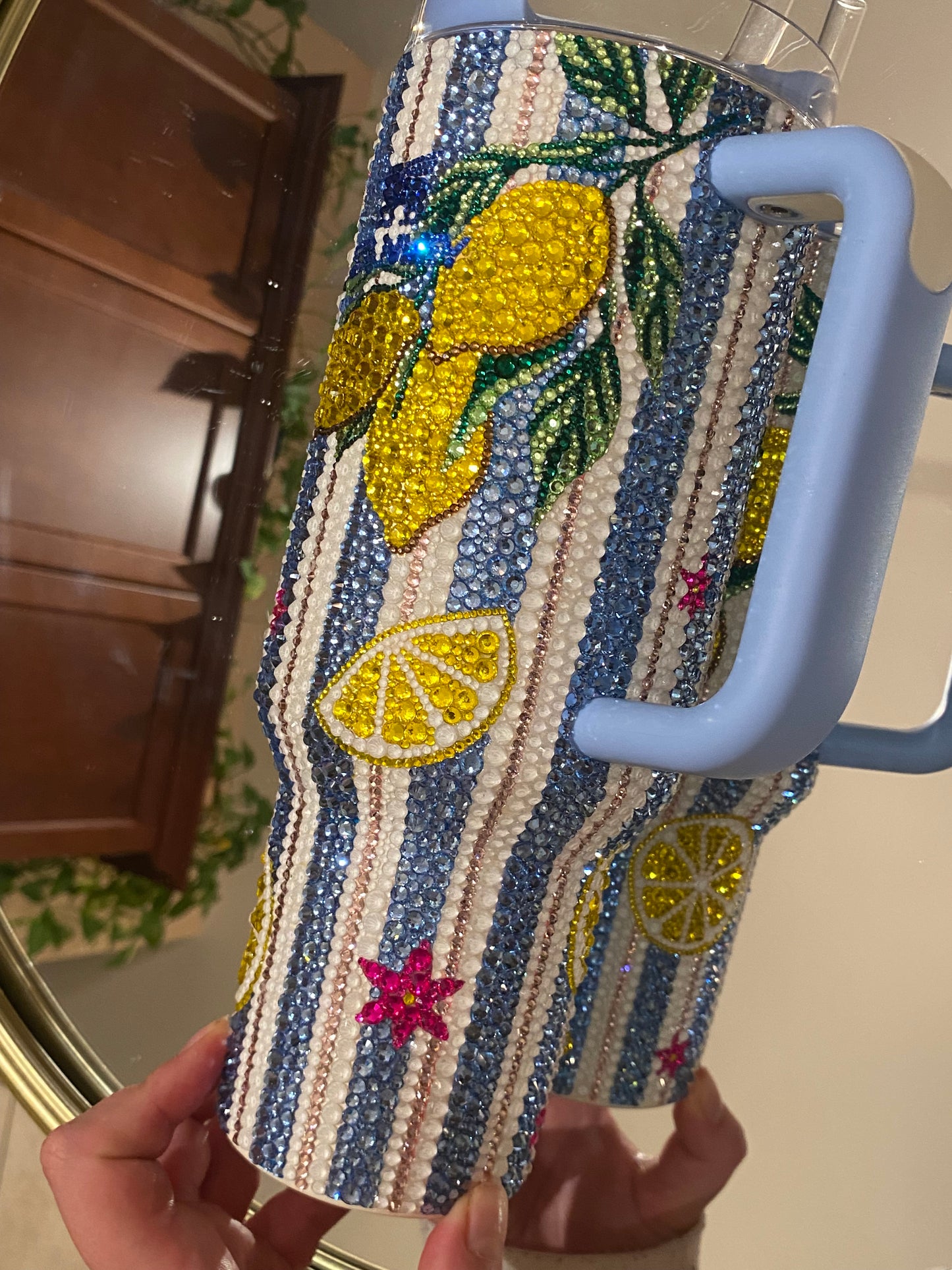 Amalfi Coast Stanley Rhinestone Tumbler