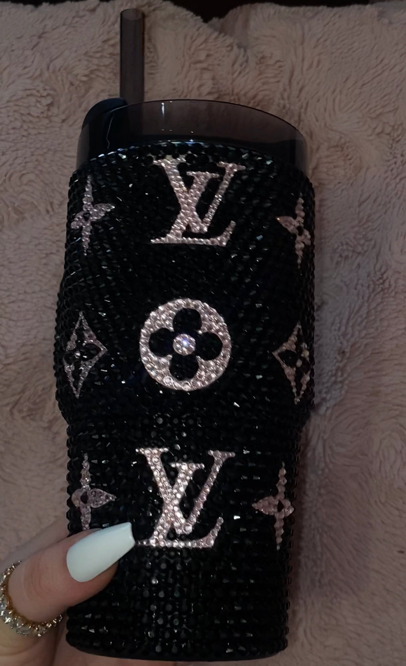 RTS Black & Pink LV Stanley 20 fl. Oz
