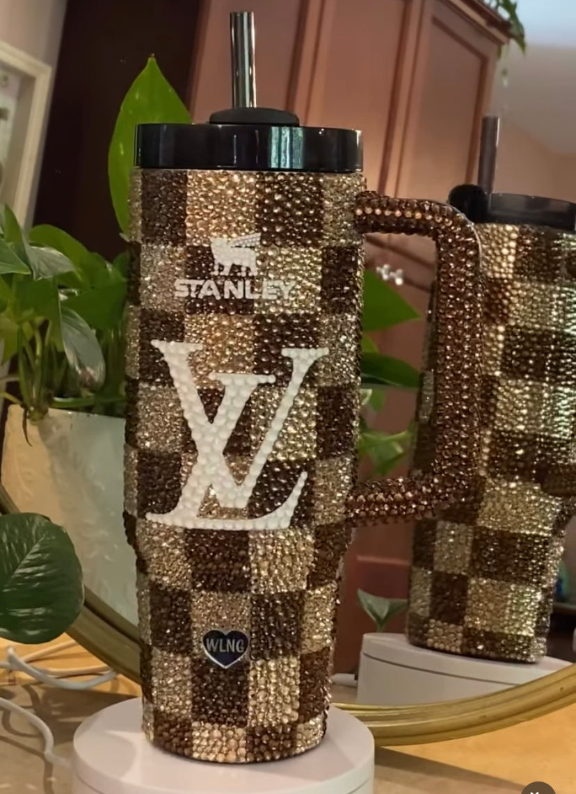 30 fl. OZ Rhinestone Tumbler | Designer Inspired