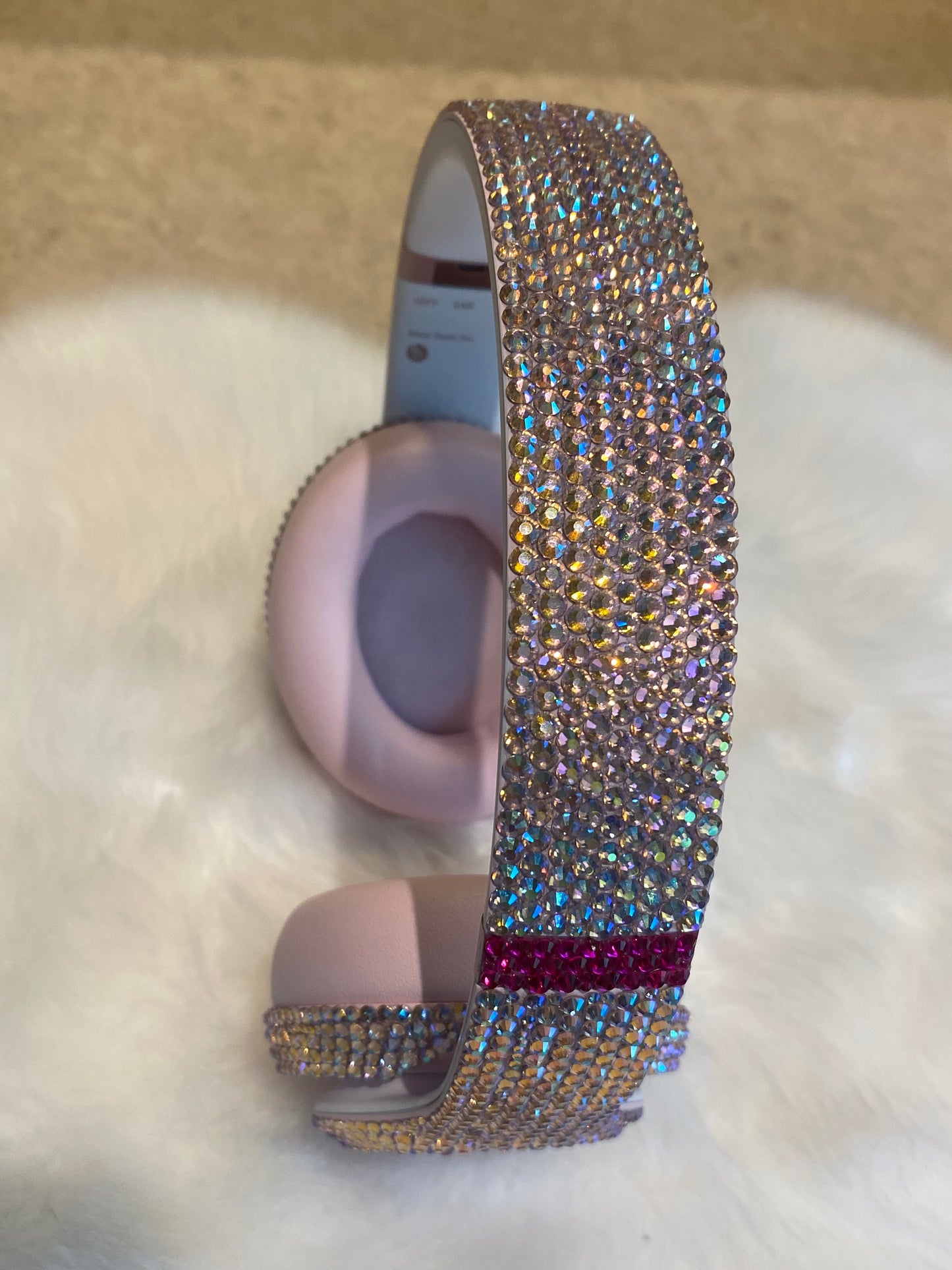 Princess Glass Slipper Rhinestone Beats Headphones