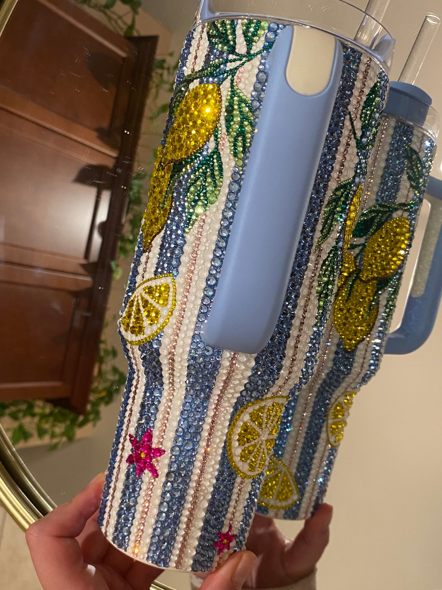 Amalfi Coast Stanley Rhinestone Tumbler