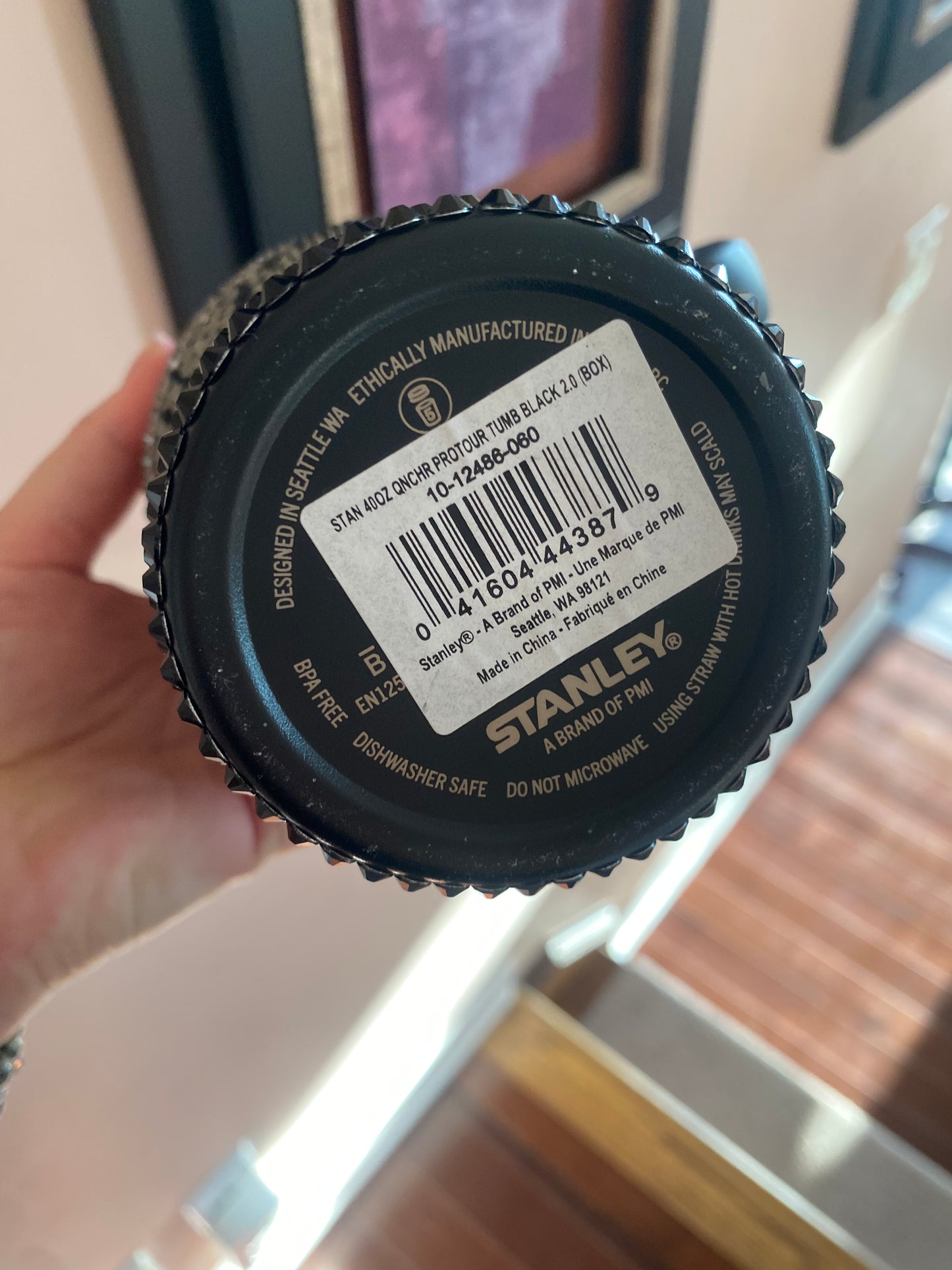 RTS Silver Ombre Rhinestone Stanley Tumbler 40 fl. OZ