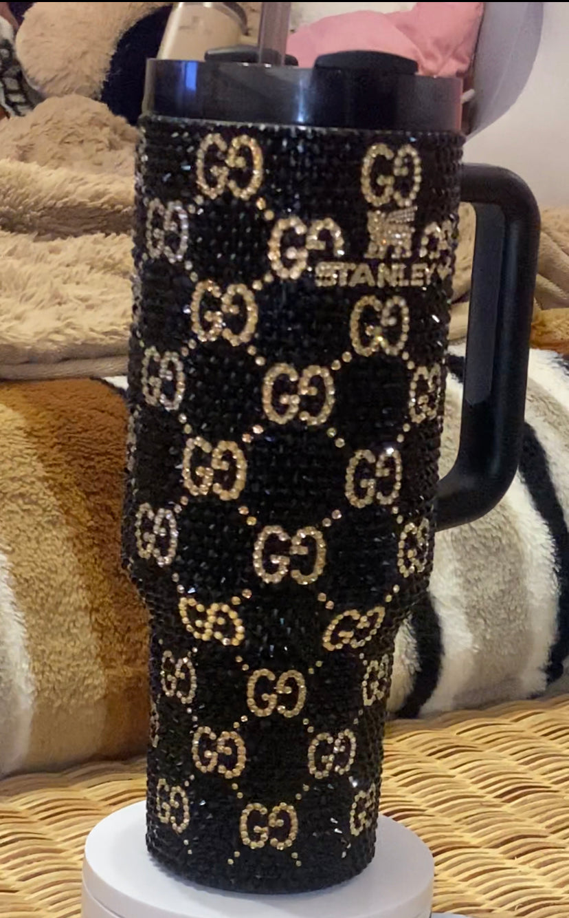 RTS Gucci Inspired 40 fl. OZ Stanley Tumbler Rhinestoned