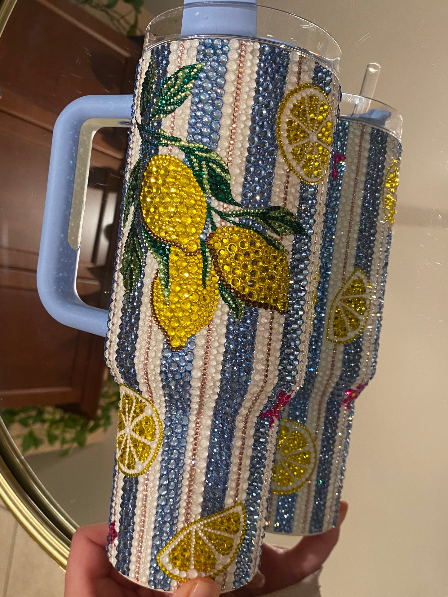 Amalfi Coast Stanley Rhinestone Tumbler