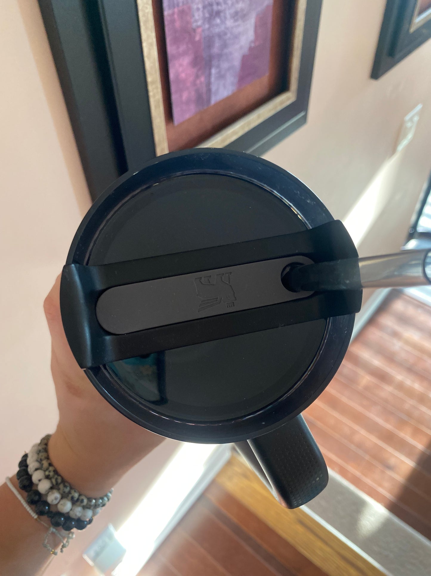 RTS Silver Ombre Rhinestone Stanley Tumbler 40 fl. OZ