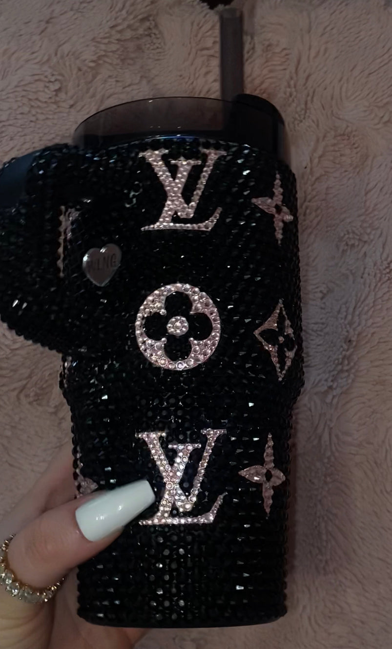 RTS Black & Pink LV Stanley 20 fl. Oz