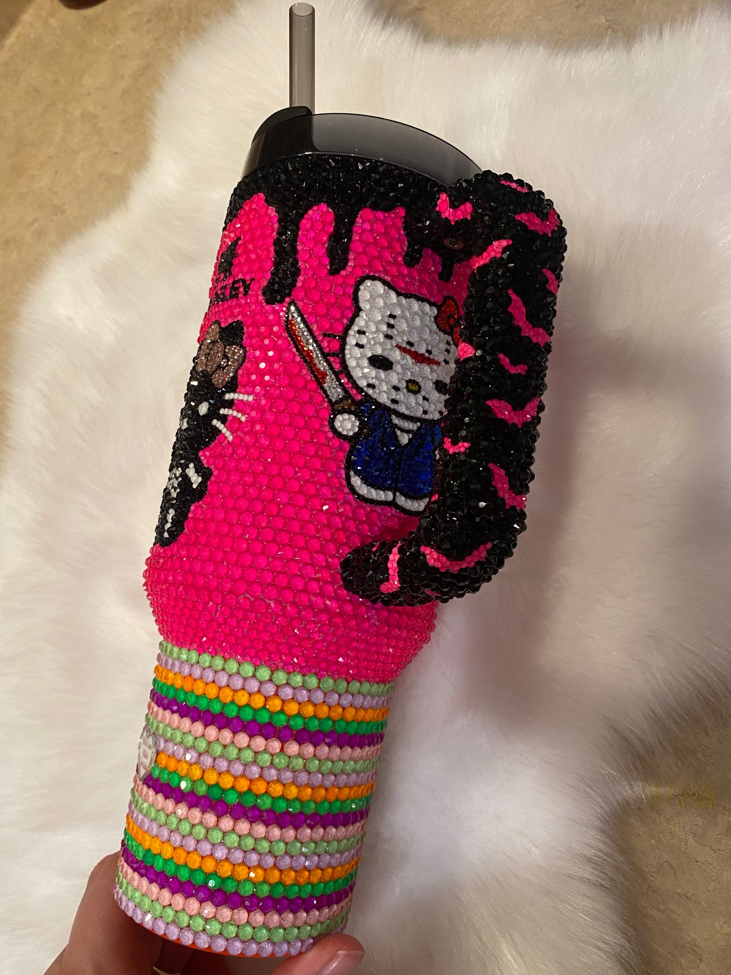 RTS Halloween Hello Kitty Horror Tumbler