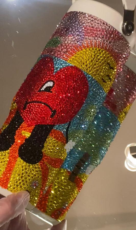 Un Verano Sin Ti Bedazzled Tumbler